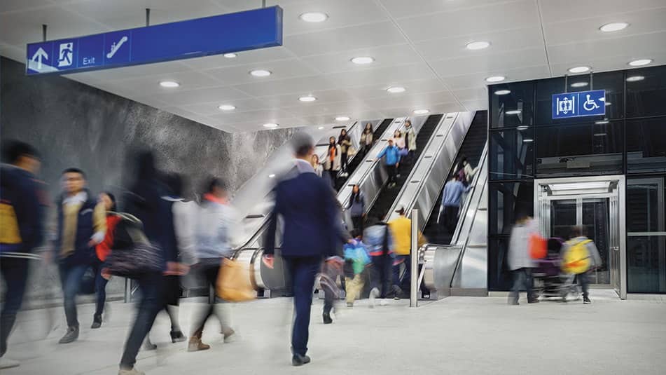Přístup k odborným znalostem, datům a simulačním nástrojům společnosti KONE pomáhá architektům při plánování nejlepších podmínek pro pohyb osob v různých typech budov.