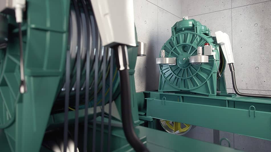 Nové technologie, jako je superlehké lano KONE UltraRope®, nabízí nepřekonatelnou energetickou účinnost.